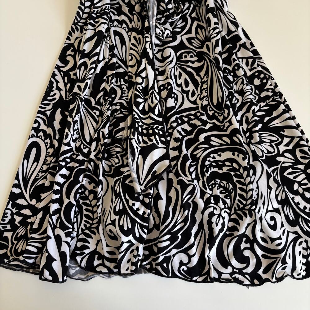 Y2K Speechless Black and White Paisley Dress Juniors size Medium - Picture 10 of 10